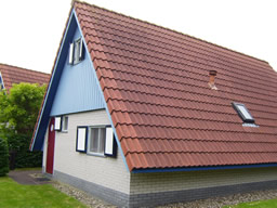 Seitenansicht Ferienhaus in Holland 