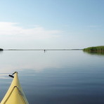 mit dem kajak auf dem lauwersmeer